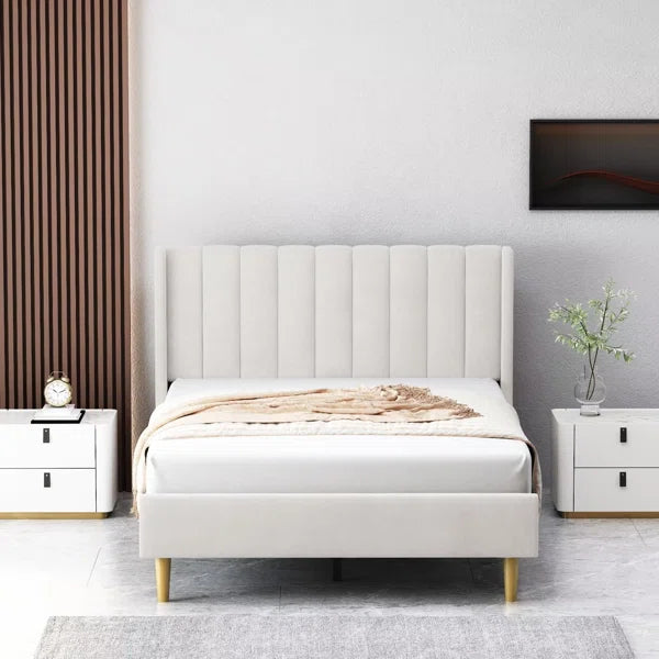 Howland queen deals upholstered platform bed