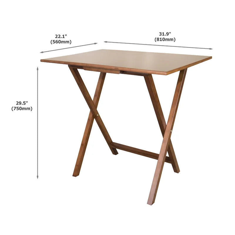 Folding Study Table: 31.9'' Folding Table