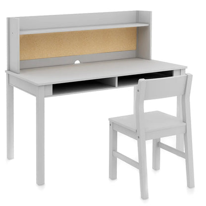 Kids Study Table: 44'' W Desk With Chair