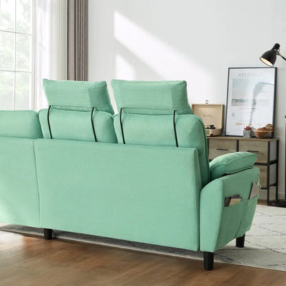 L Shape Sofa Set: L-Shaped 3-Seat Couch