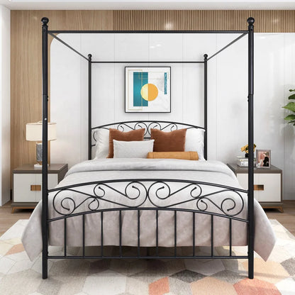 Poster Bed: Metal Big Size Bed
