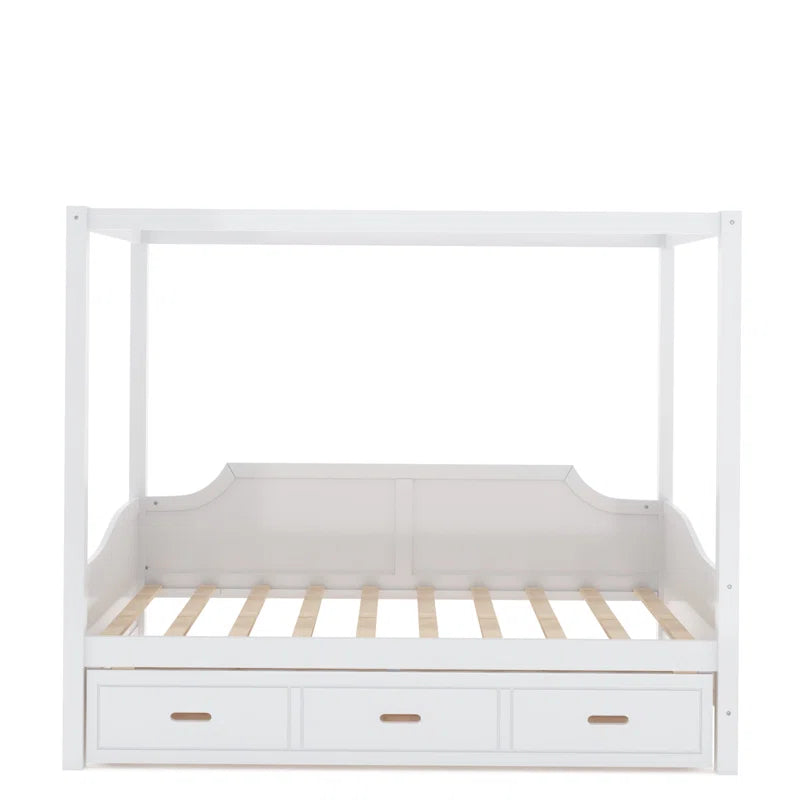 Poster Bed: Storage Bed White
