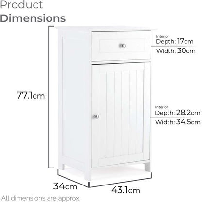 Bathroom Cabinets 17 W x 30.25 H x 13.5 D Free-Standing Bathroom CabinetBathroom Cabinets 17 W x 30.25 H x 13.5 D Free-Standing Bathroom Cabinet