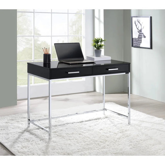 Computer Table: Black Computer Desk For Home