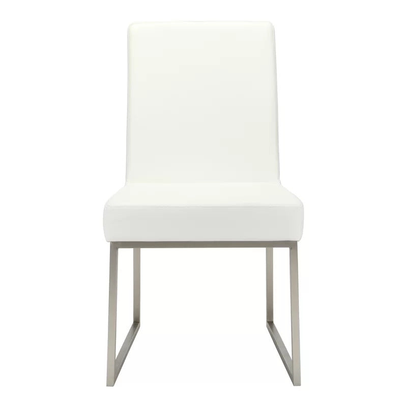 Cafe Chair: White Side Restaurant Chair