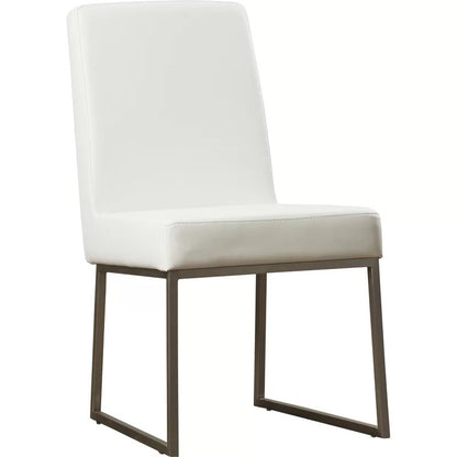 Cafe Chair: White Side Restaurant Chair
