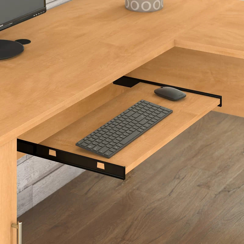 Computer Desk : L-Shape Executive Laptop Desk