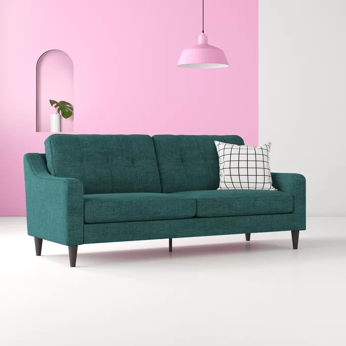Couch: 75.6'' Square Arm Sofa