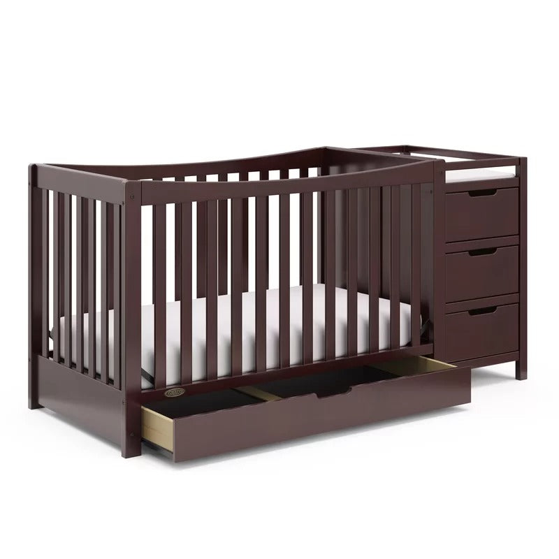 Cribs: 4-in-1 Convertible Crib and Changer with Storage