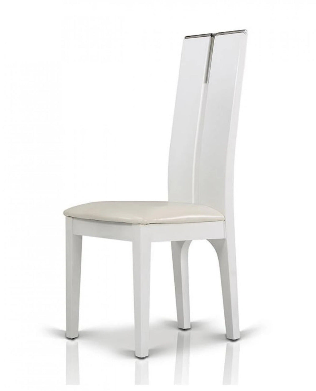 DINING CHAIR MUCHA White Gloss Chair (Set of 2)-1