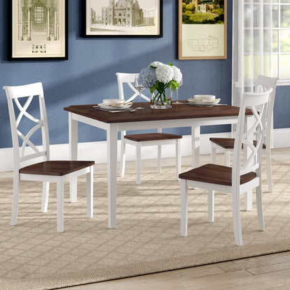 Dining Set : 4 - Person Solid Wood Dining Set