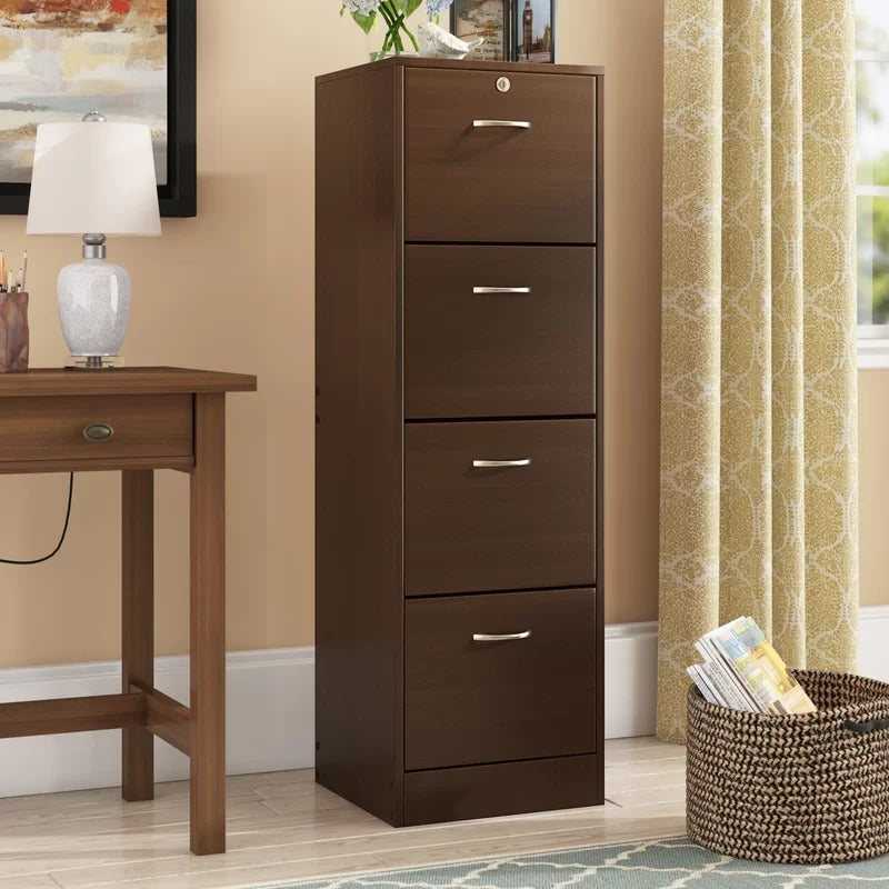 Vertical Wooden Filing Cabinets