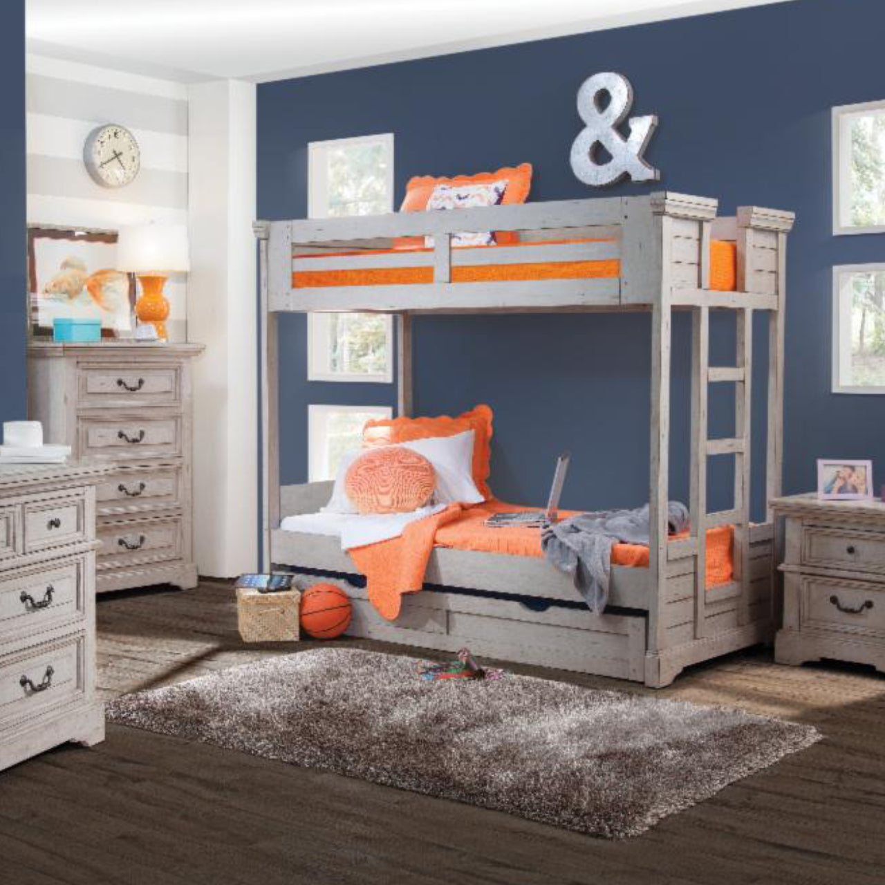 kids bedroom sets: highsleeper bunk bed set