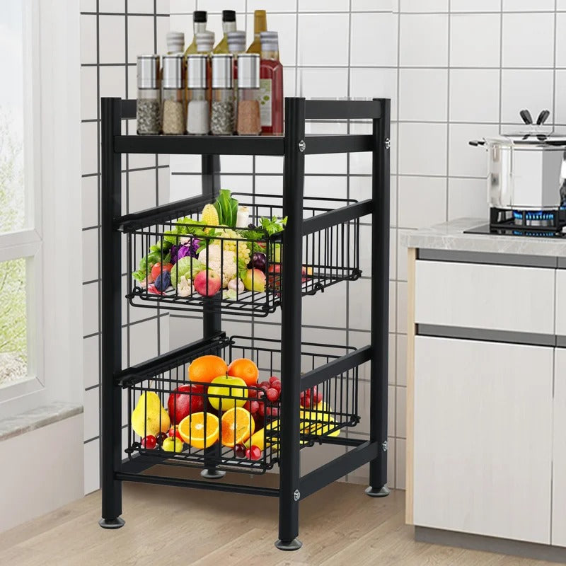 Kitchen Racks: Gellan 24 H x 15 W x 11.8 D Kitchen Storage Rack – GKW  Retail