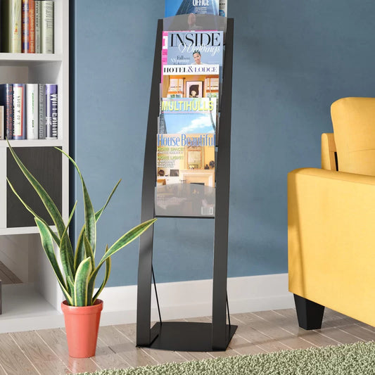 Magazine Racks: Contemporary Floor Display Stand