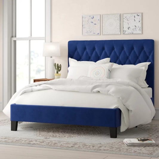 Modular Bed : Kay Tufted Upholstered Standard Bed