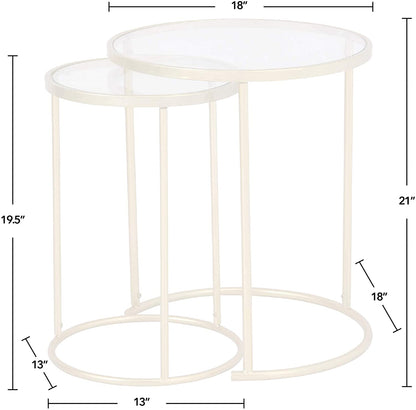Nest Of Tables : Nesting End Table 2-Piece Set