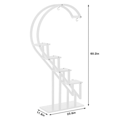 Plant Stand: Free Form Multi-Tiered Plant Stand