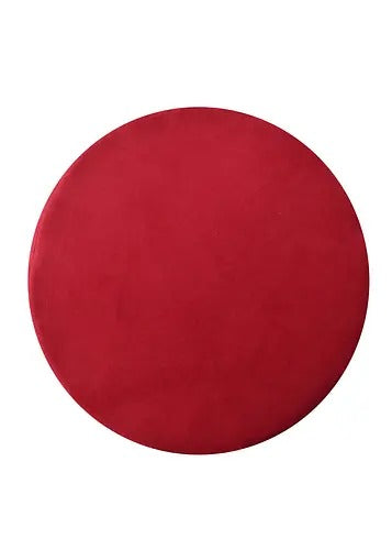 Pouffe: Red Contrast Seating Pouffe
