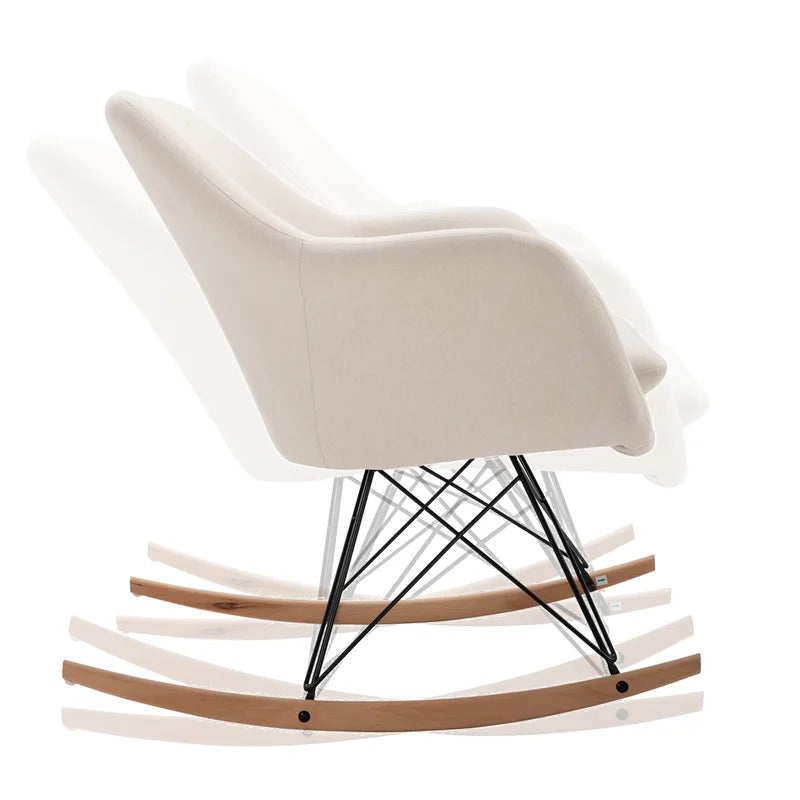 Rocking Chair: Modern Fabric Rocking Chair