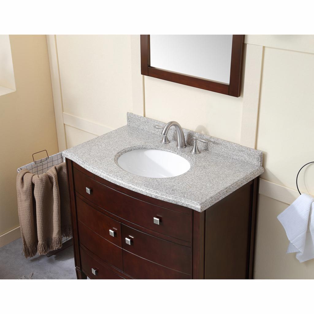 Single Sink Vanities: 36 in. Single Bathroom Vanity