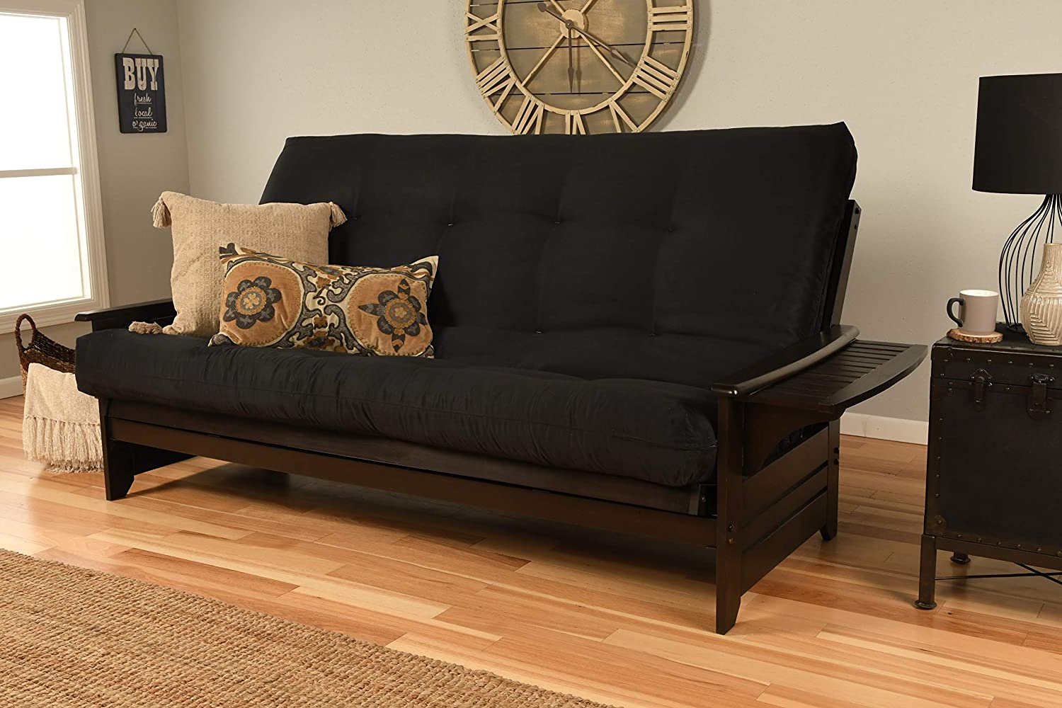 Black futon deals set