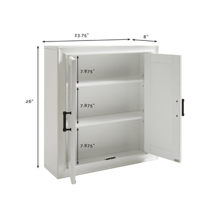 Wall Cabinets 23.75 W x 26 H x 8 D Bathroom Cabinets