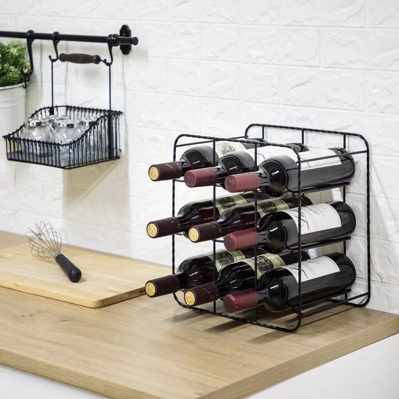 Oil rubbed best sale bronze wine rack