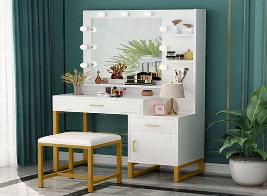 Dressing Table Design, Wardrobe Design With Dressing Table, Wooden Dressing Table Design