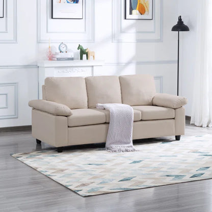 3 Seater Sofa: 73.6'' Upholstered Sofa