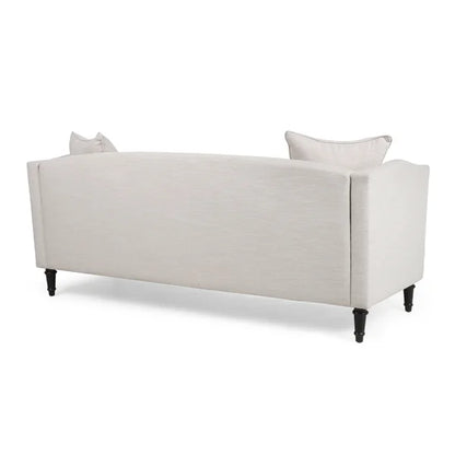 3 Seater Sofa: 74.75" Tuxedo Arm Sofa