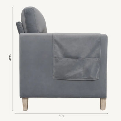 3 Seater Sofa: 79.53'' Upholstered Sofa