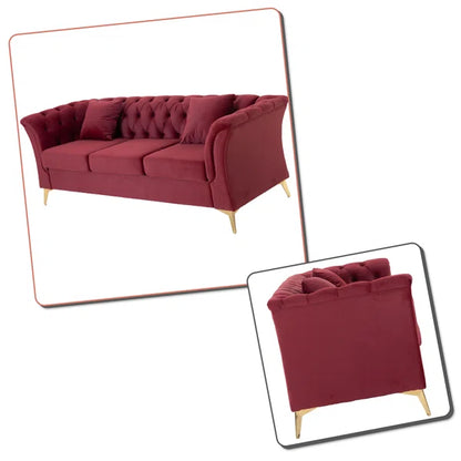 3 Seater Sofa: 83.91'' Upholstered Sofa
