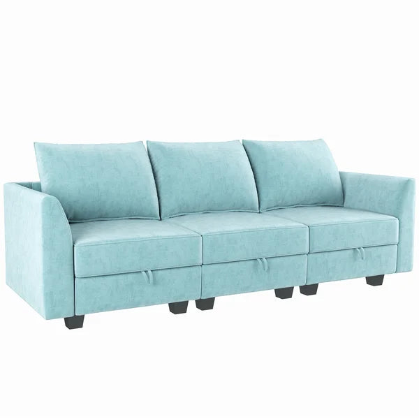 3 Seater Sofa: 87.01'' Upholstered Sofa