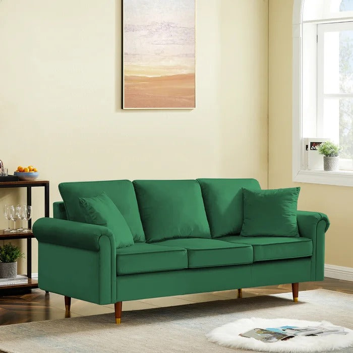 3 Seater Sofa: Annett 74'' Upholstered Sofa