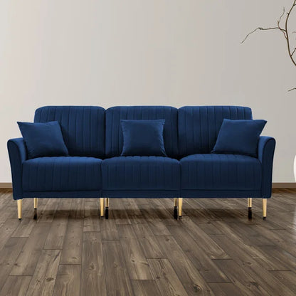 3 Seater Sofa: Anzal 78.7'' Upholstered Sofa
