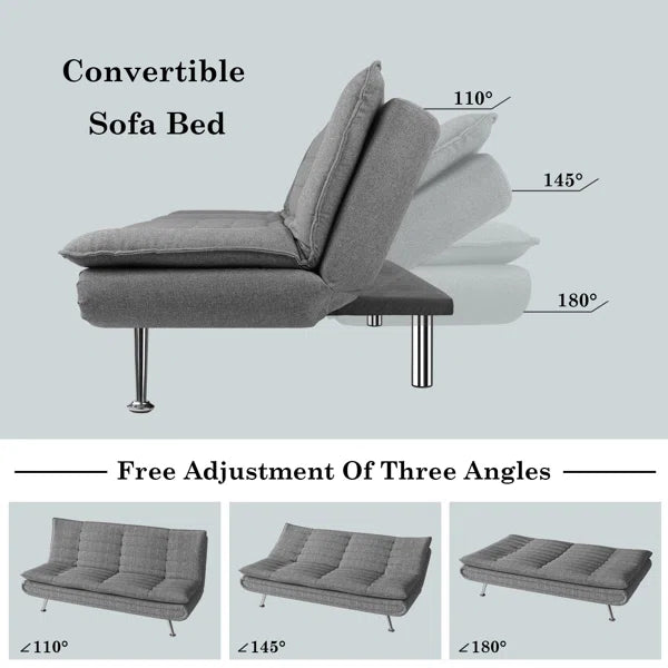 3 Seater Sofa: Aracele 65.7'' Upholstered Sofa Bed