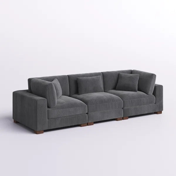 3 Seater Sofa: Assuntino 112''Upholstered Sofa