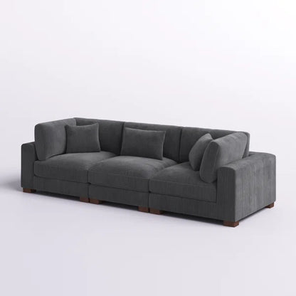 3 Seater Sofa: Assuntino 112''Upholstered Sofa