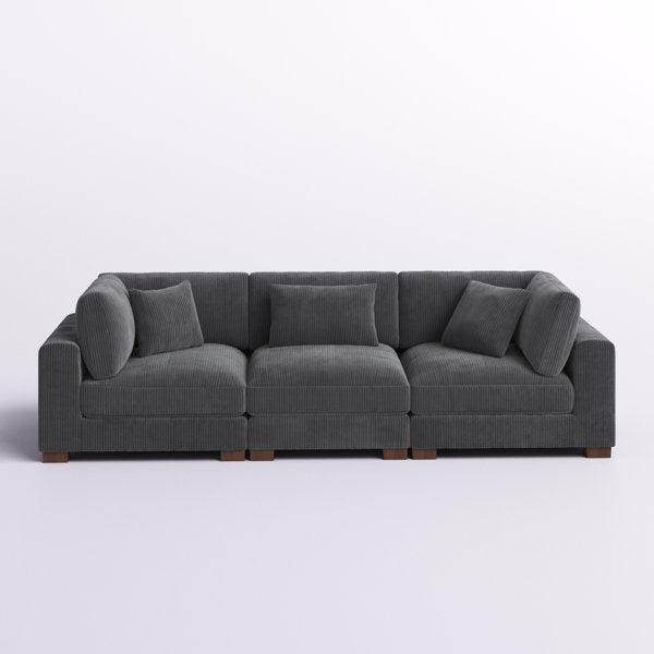 3 Seater Sofa: Assuntino 112''Upholstered Sofa
