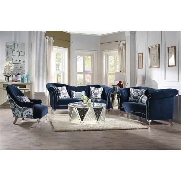 3 Seater Sofa: Bakerstown Sofa with 3 Pillows,Velvet Sofa,Couch