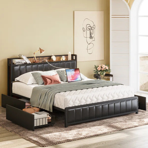 Divan Bed: Calionna Upholstered Bed