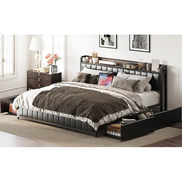 Divan Bed: Calionna Upholstered Bed