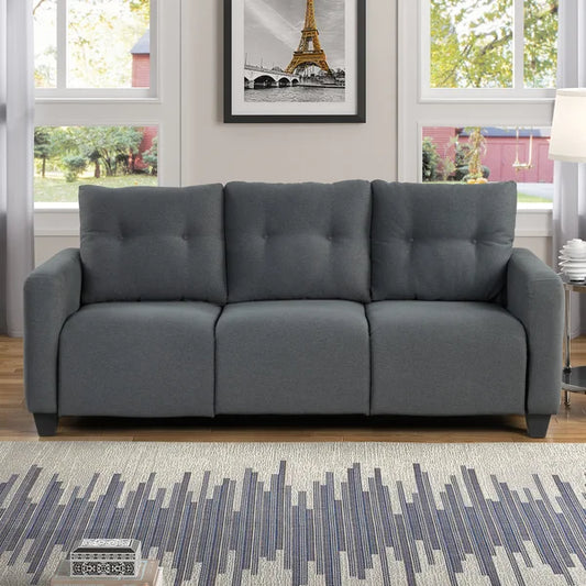 3 Seater Sofa: Glenarden 80.5'' Upholstered Sofa