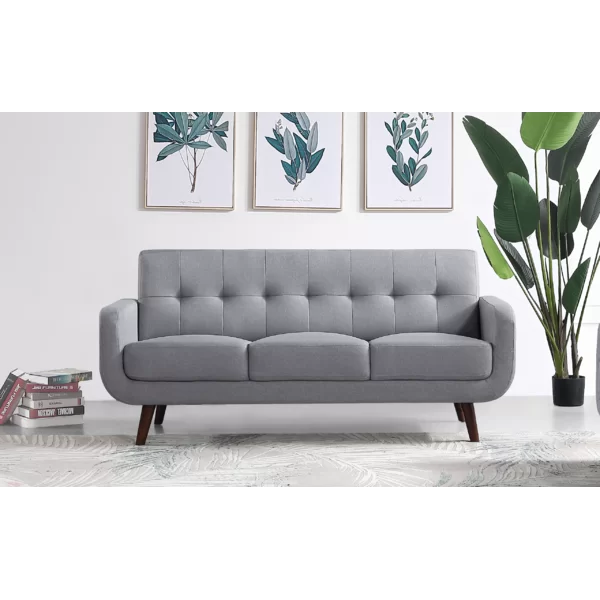 3 Seater Sofa: Hepburn 71'' Upholstered Sofa