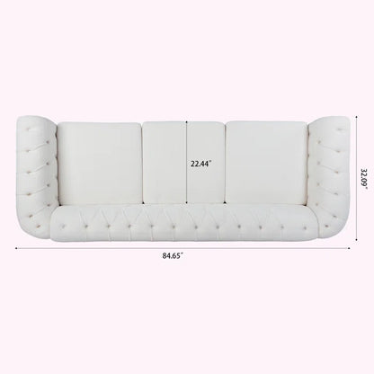 3 Seater Sofa: Jonneke 84.65'' Upholstered Sofa