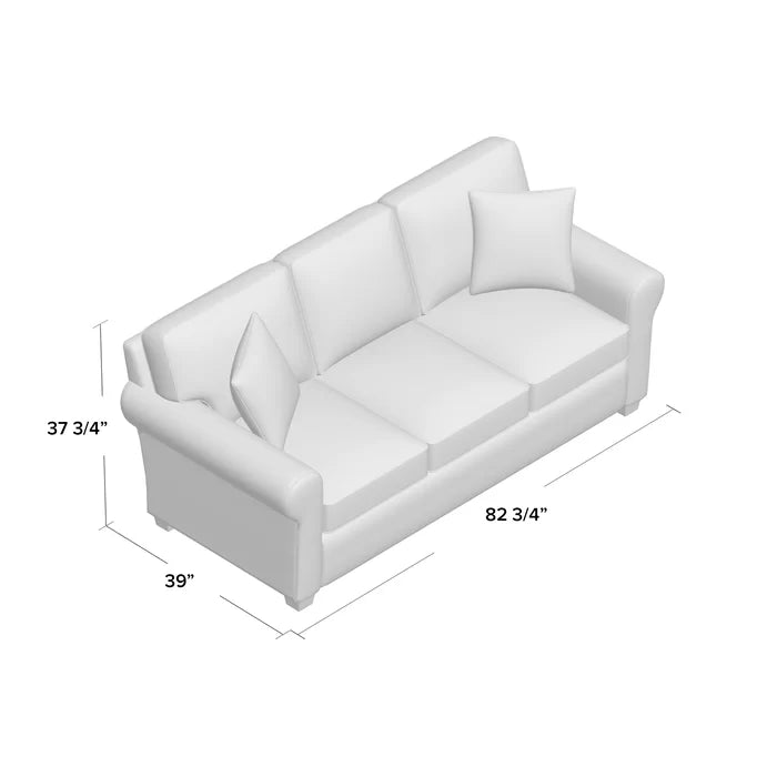 3 Seater Sofa: Lollar 82.75'' Upholstered Sofa