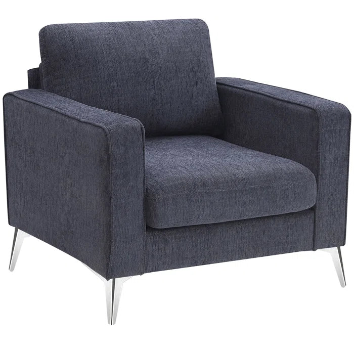 3 Seater Sofa: Modern 3-Piece Sofa Sets With Sturdy Metal Legs