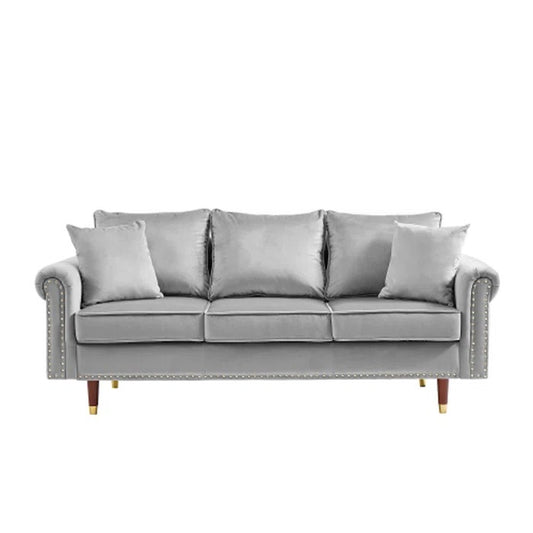 3 Seater Sofa Set : 74'' Upholstered Sofa  