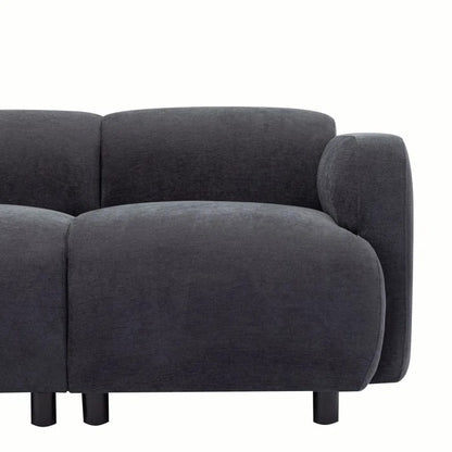 3 Seater Sofa Set: 85.4'' Upholstered Sofa